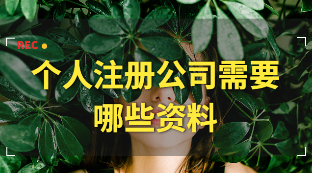 個人注冊公司需要哪些資料(個人注冊公司需要哪些資料和手續)