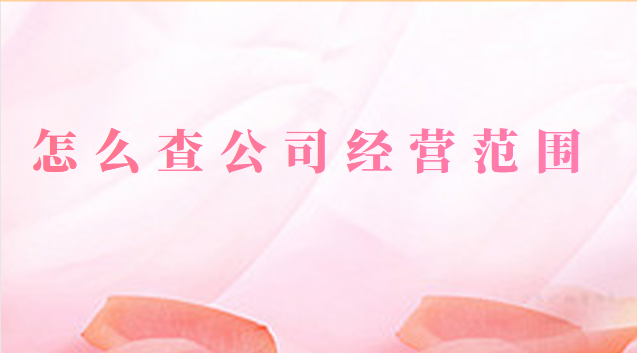 怎么查公司經營范圍查詢系統(公司經營范圍在哪可以查詢)